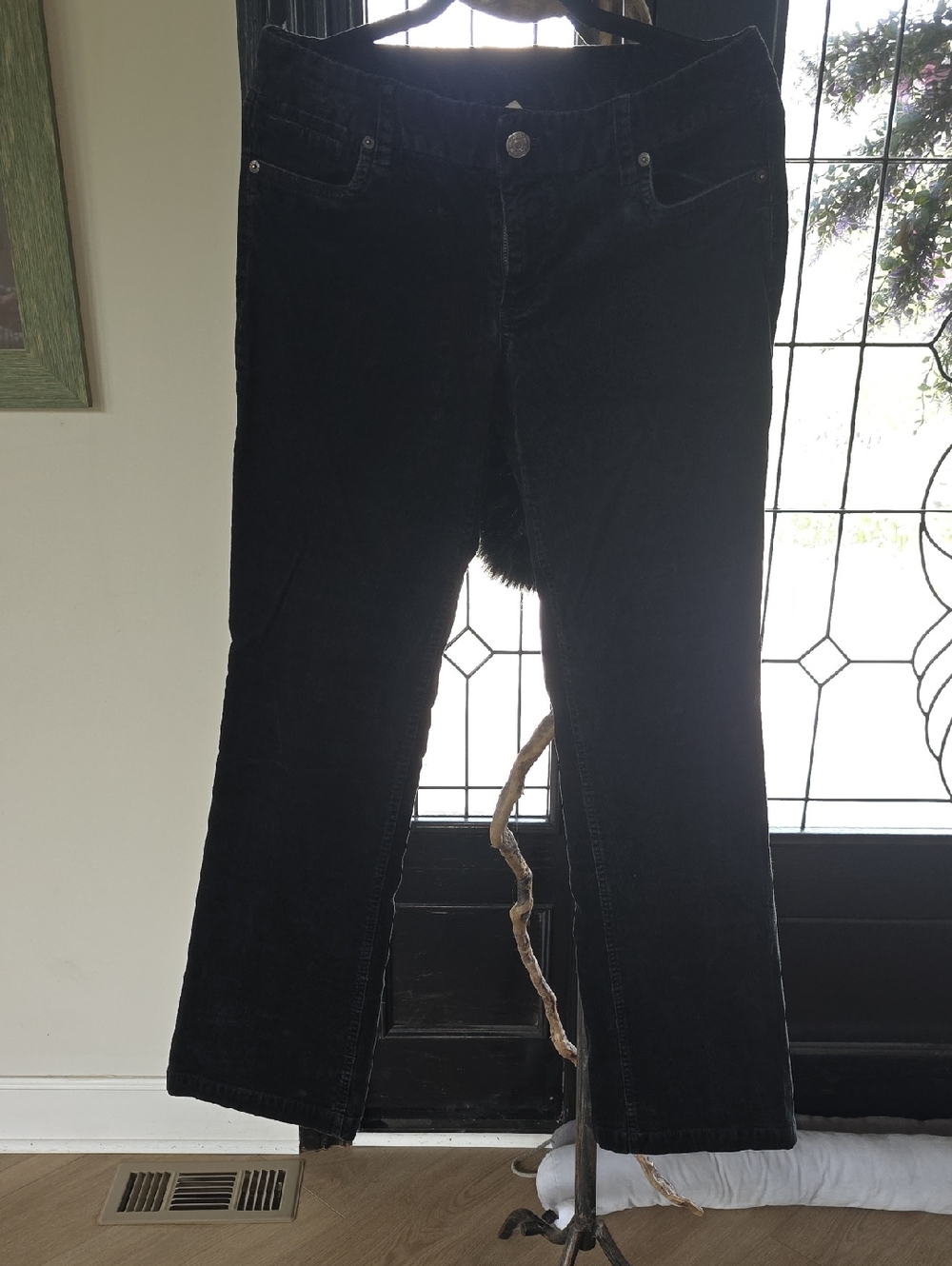 J. Crew Favorite Fit Black Corduroy Pants 8R
